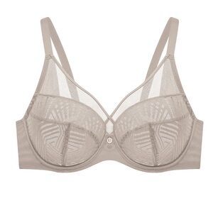 Phoebe FlexWire Unpadded Full Coverage Bra, Light Taupe- 40H.  NWT